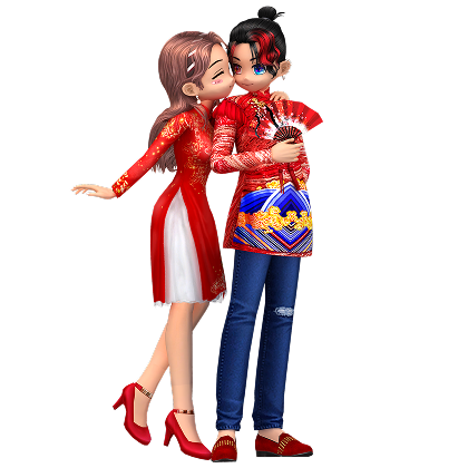 ảnh trang trí trái tết 2026