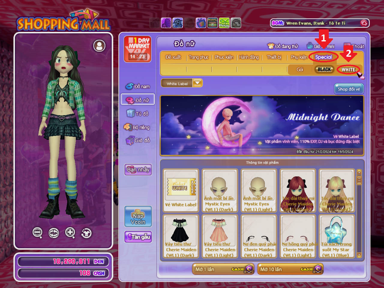Bùng nổ với màn debut của item đặc biệt White Label trong BCN CASTLE OF LOVE