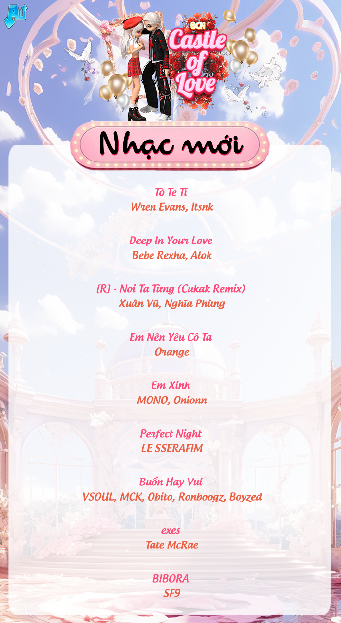 Đắm chìm với 25 giai điệu ngọt ngào mùa tình yêu trong BCN CASTLE OF LOVE
