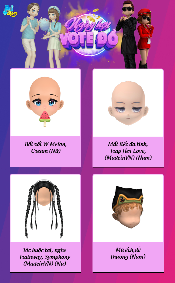 Hé lộ top 10 item xuất sắc sẽ lên kệ NGÀY HỘI VOTE ĐỒ tháng 2
