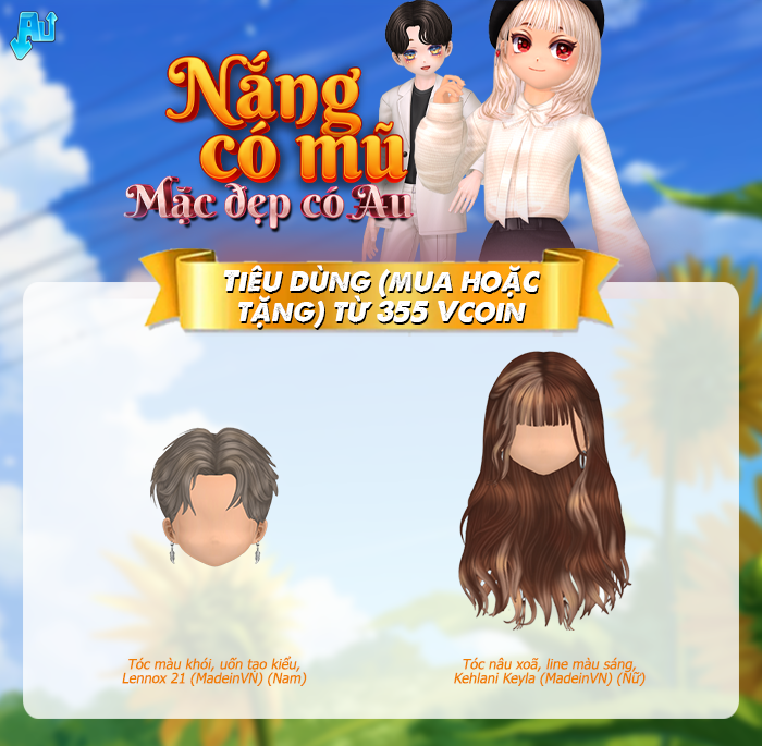 Cuối tuần bùng nổ với item ẩn new cực chất trong sự kiện NẮNG CÓ MŨ - MẶC ĐẸP CÓ AU