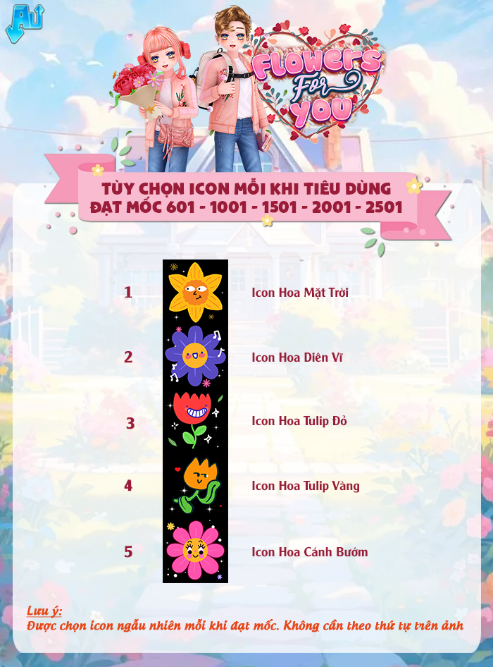 Khám phá rừng hoa độc lạ của nhà Au trong FLOWERS FOR YOU