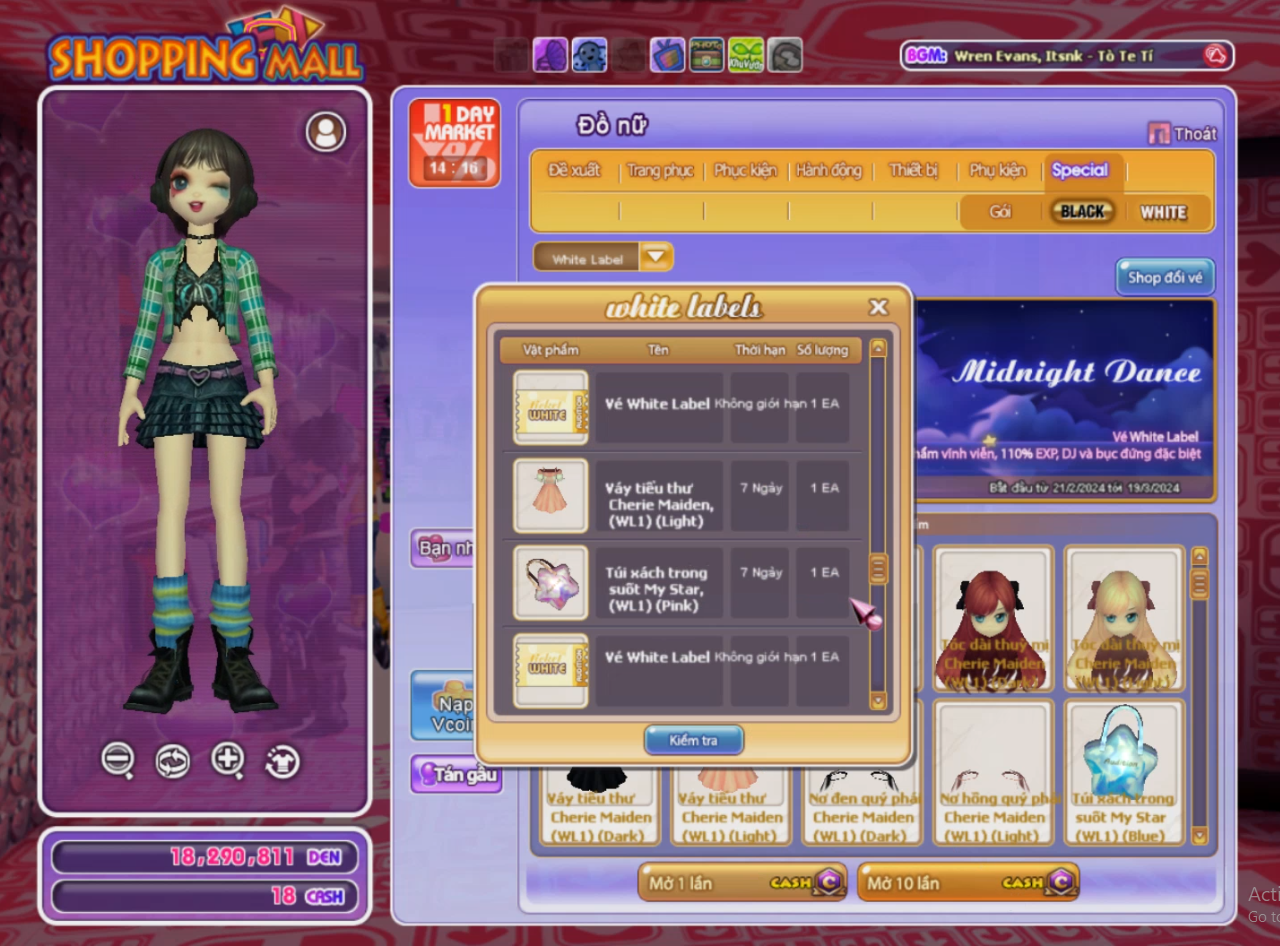 Bùng nổ với màn debut của item đặc biệt White Label trong BCN CASTLE OF LOVE