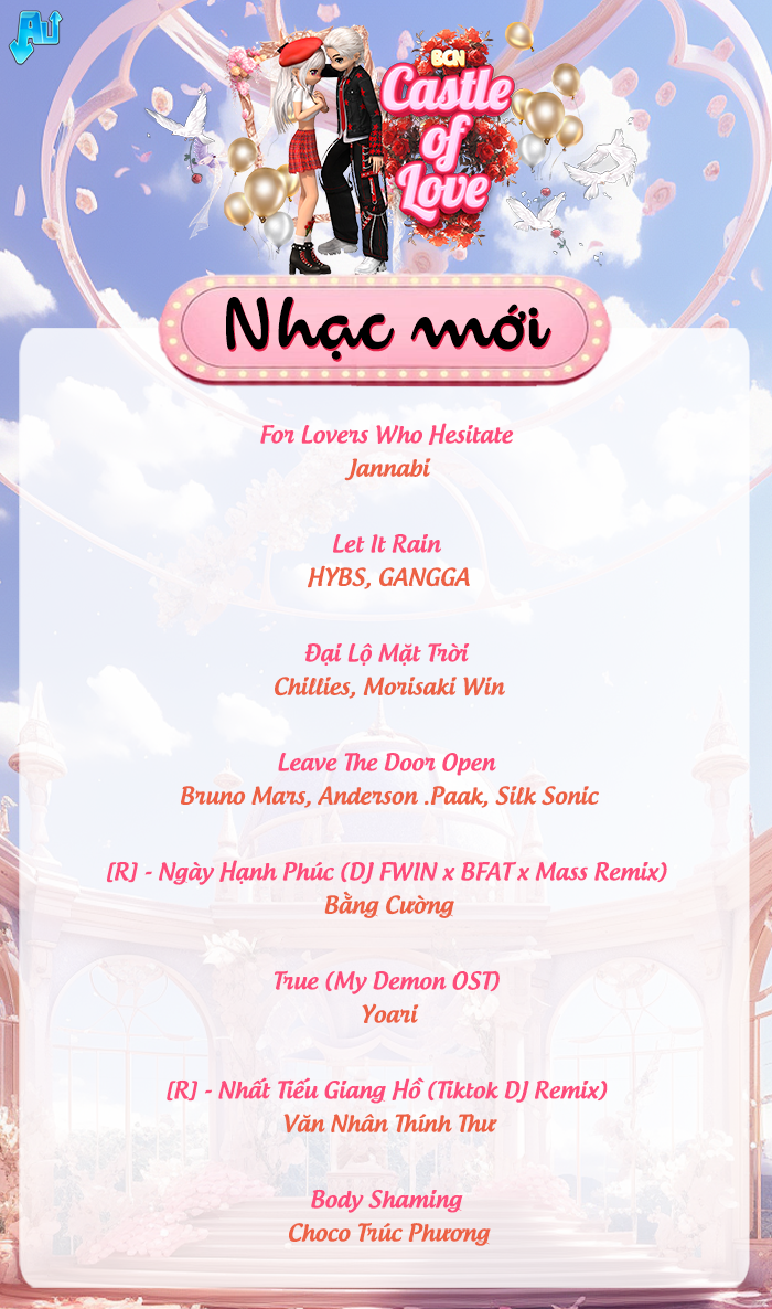 Đắm chìm với 25 giai điệu ngọt ngào mùa tình yêu trong BCN CASTLE OF LOVE