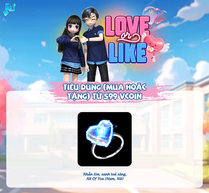 Dù là LOVE OR LIKE thì cũng đừng quên rủ nhau săn nhẫn ẩn siêu hot