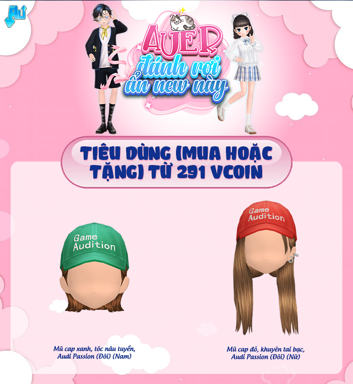 Mũ xinh chào Hè, AUER cẩn thận kẻo ĐÁNH RƠI ẨN NEW NÀY nhé!