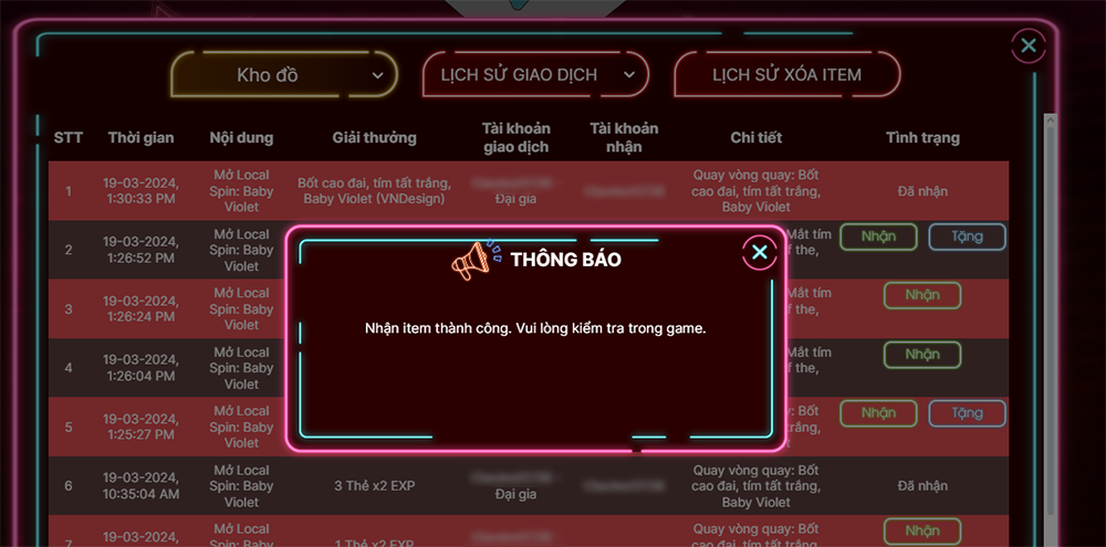 Ra mắt tân binh gacha Gen 3 mang tên LOCAL SPIN