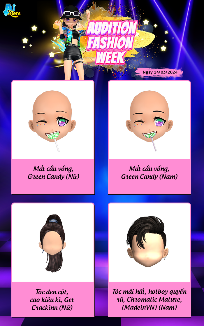 AUDITION FASHION WEEK: Náo loạn giữa tuần với phong cách y2k