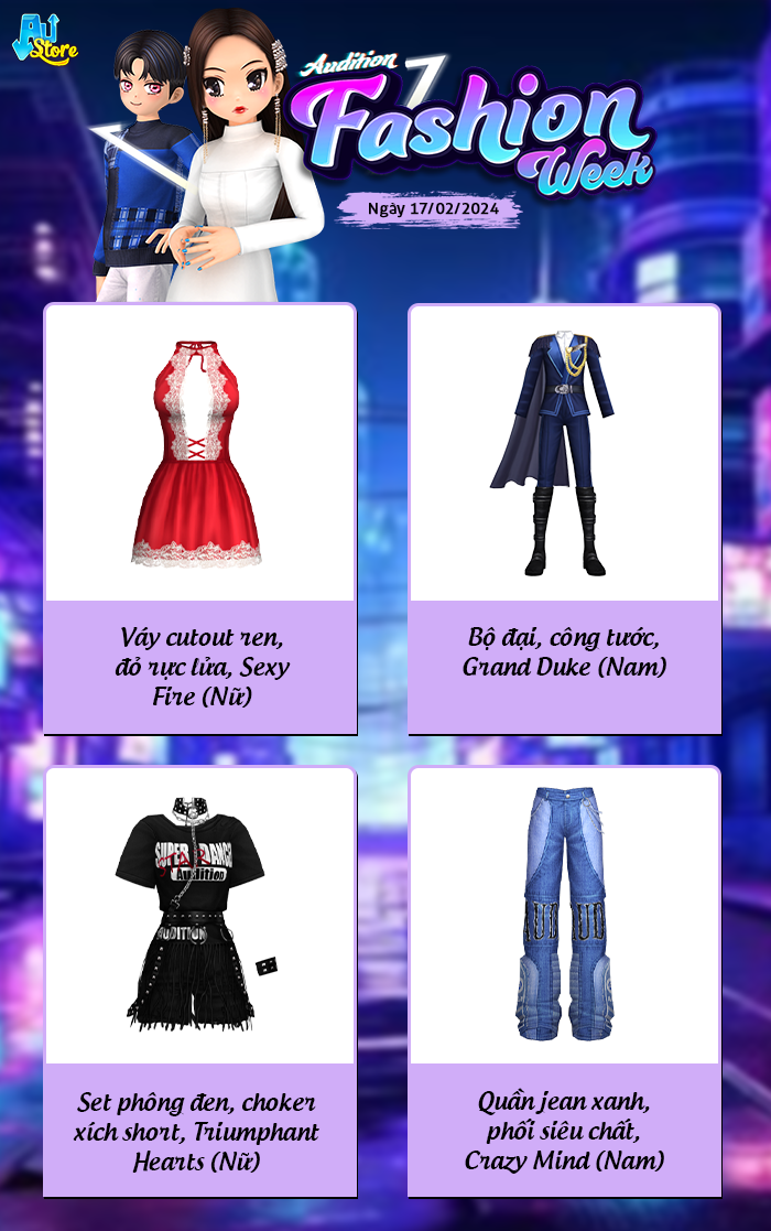 Sở hữu item ẩn với ưu đãi kép khi tham gia mua sắm tại AUDITION FASHION WEEK
