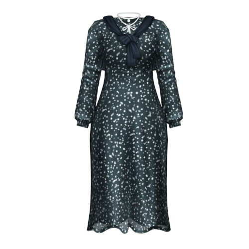 Váy voan, hoa nhí, thắt khăn, Wilona 30 ngày