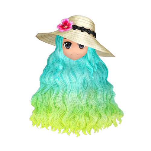 Tóc dài ombre,Mùa hè nhiệt đới 7 ngày