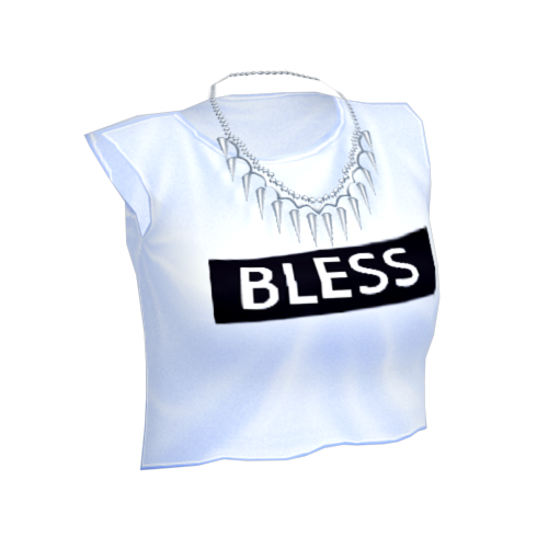 Croptop BLESS,vòng cổ nạm đinh 30 ngày