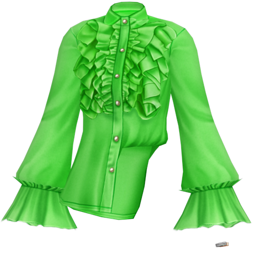 Áo voan, xanh lá, hàng hiệu 7 ngày