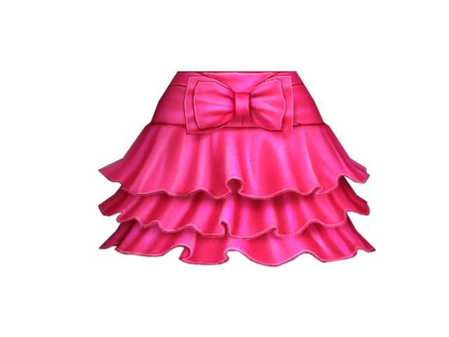 Váy xòe 3 tầng, hồng cánh sen 30 ngày