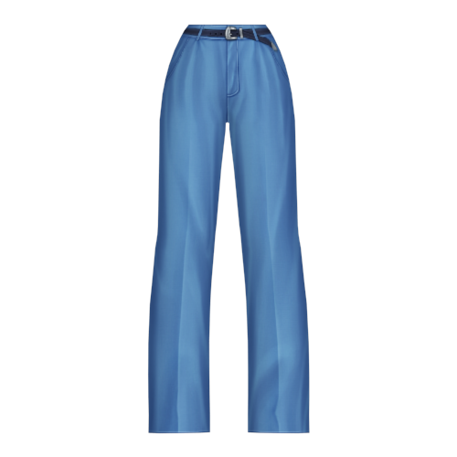 Quần clouthes, xanh đậm, thắt lưng da 7 ngày