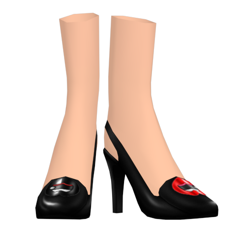 Guốc LOGO,đen đỏ (đôi) 7 ngày