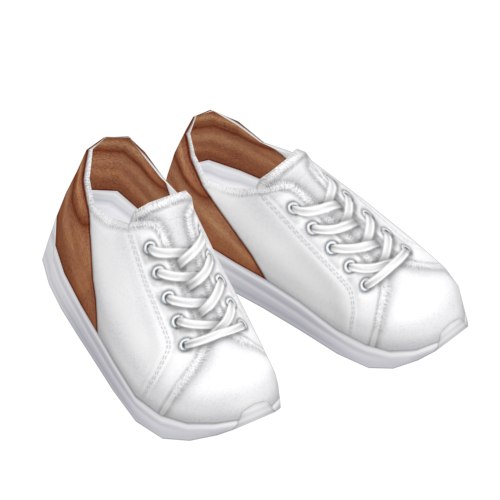 Giày sneaker trắng, pha nâu Luna 7 ngày